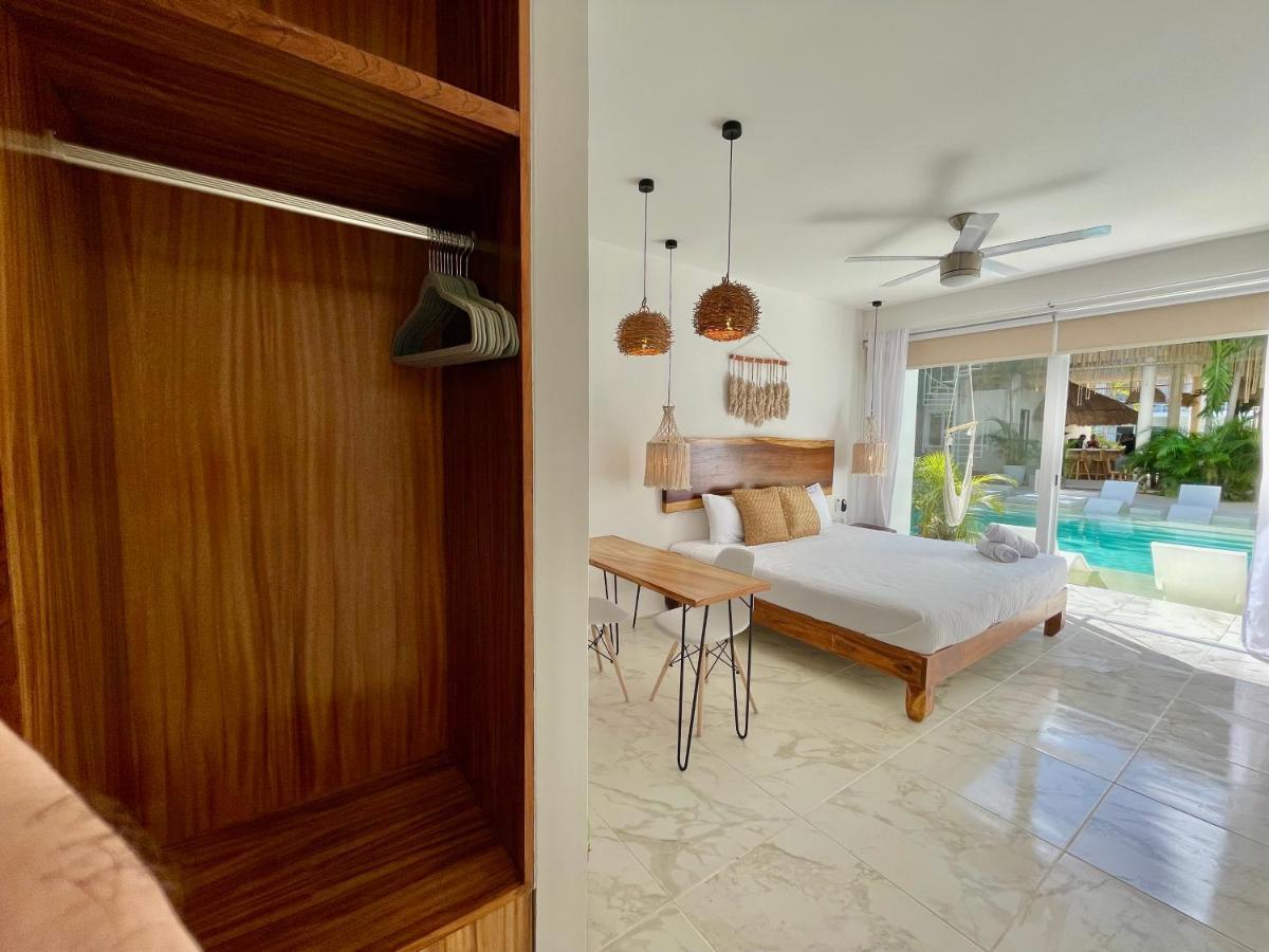 Beautiful Swim-Up Studio With Private Terrace, Pool And Jungle Gym Tulum Luaran gambar