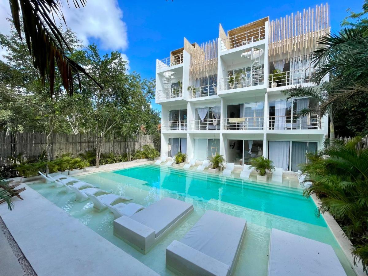 Beautiful Swim-Up Studio With Private Terrace, Pool And Jungle Gym Tulum Luaran gambar