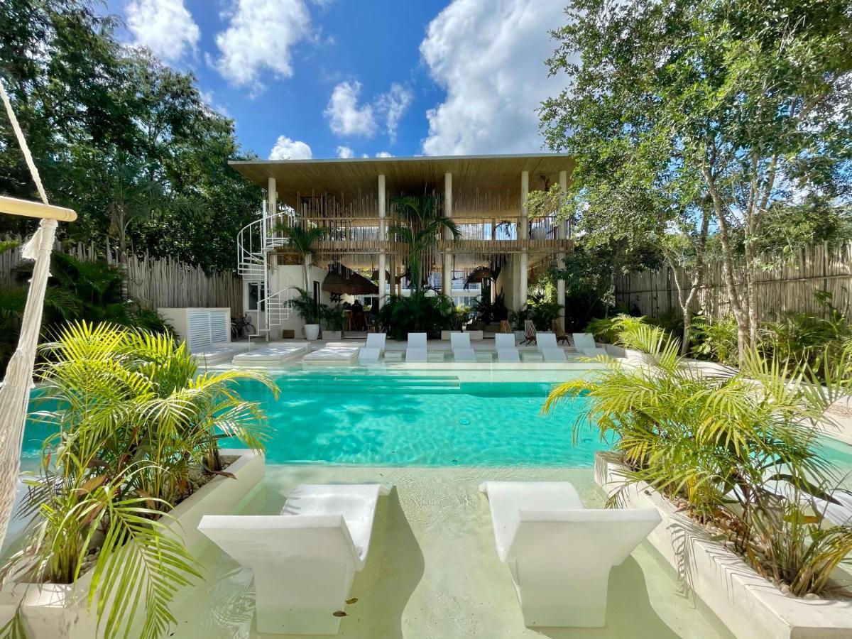 Beautiful Swim-Up Studio With Private Terrace, Pool And Jungle Gym Tulum Luaran gambar