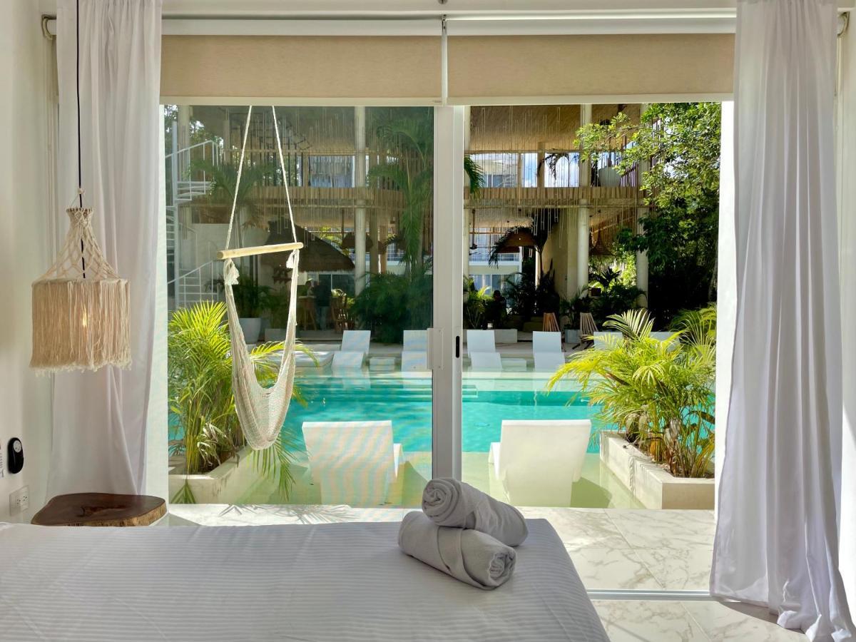 Beautiful Swim-Up Studio With Private Terrace, Pool And Jungle Gym Tulum Luaran gambar
