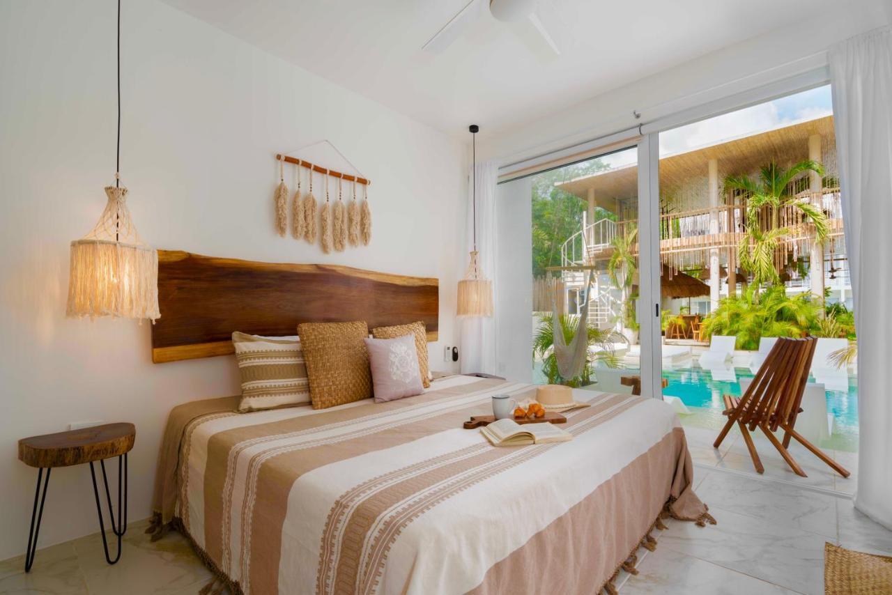 Beautiful Swim-Up Studio With Private Terrace, Pool And Jungle Gym Tulum Luaran gambar
