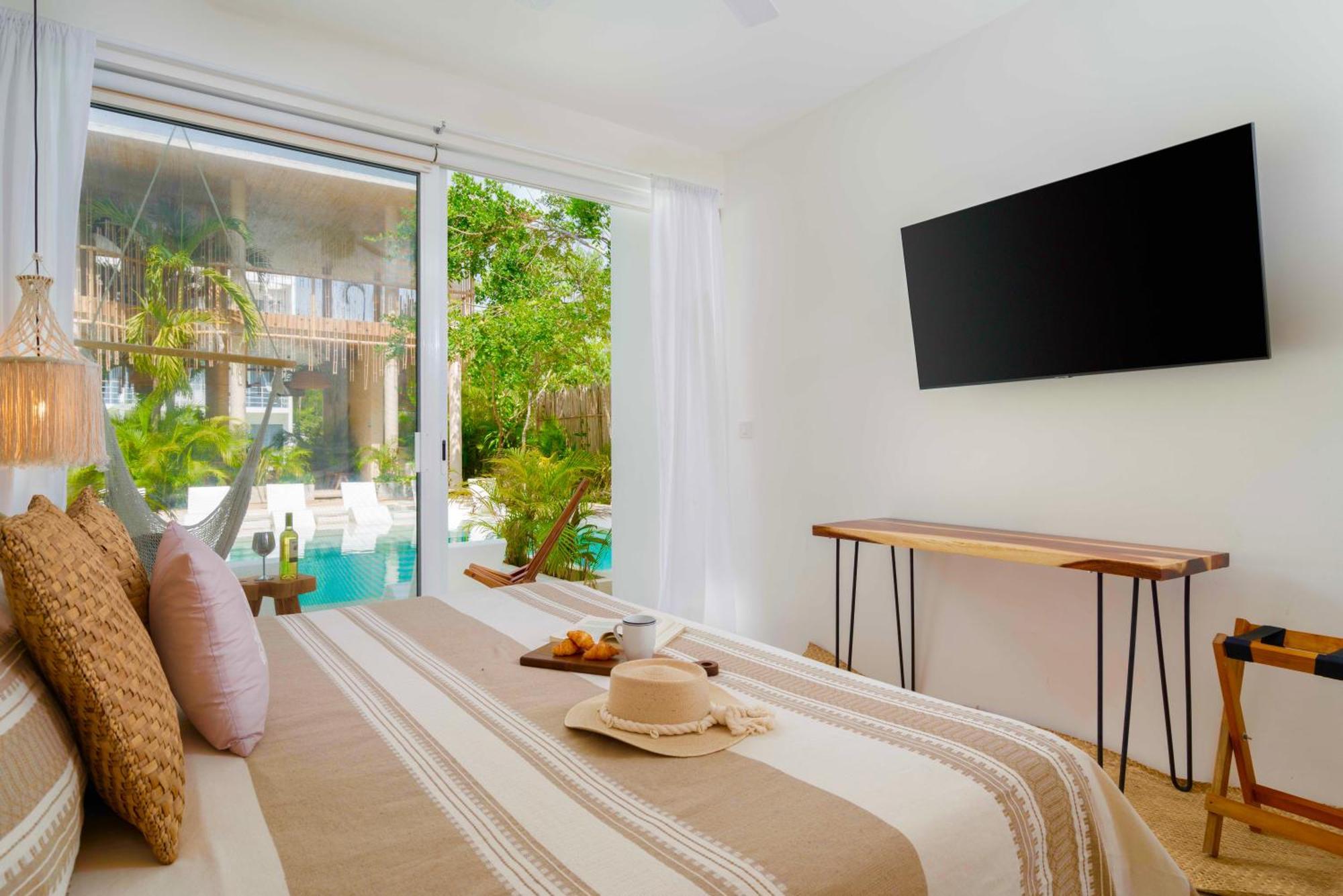 Beautiful Swim-Up Studio With Private Terrace, Pool And Jungle Gym Tulum Luaran gambar