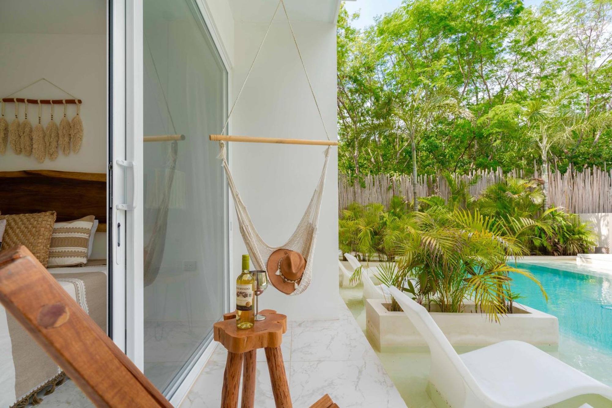 Beautiful Swim-Up Studio With Private Terrace, Pool And Jungle Gym Tulum Luaran gambar